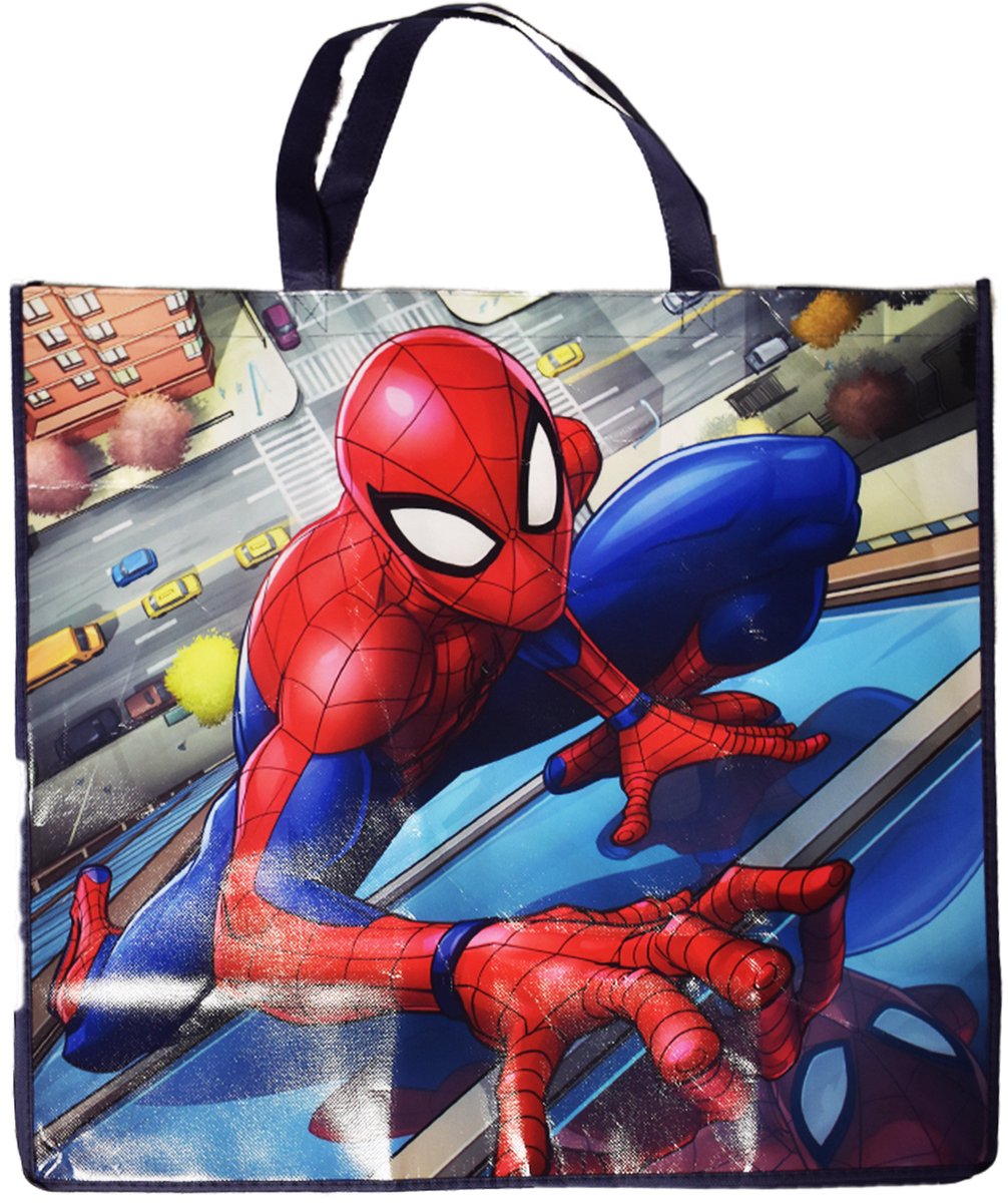 Marvel Spiderman Shopper XXL Boodschappentas - 52 x 52 x 25 cm