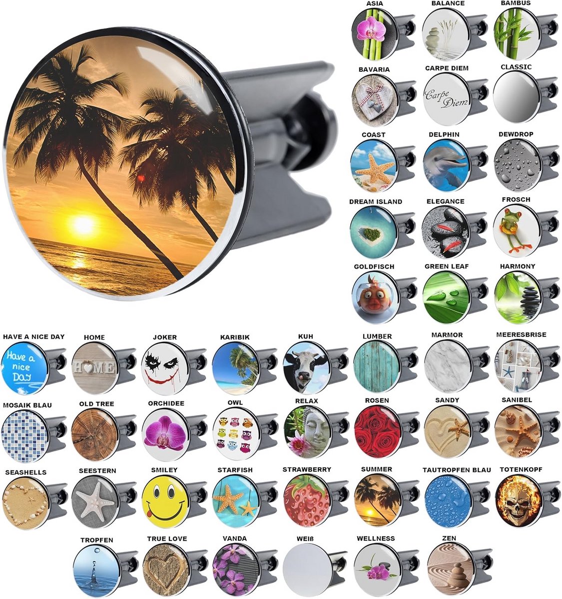 Stijlvolle Wastafel Stopper Universeel In RVS en Chroom Afwerking