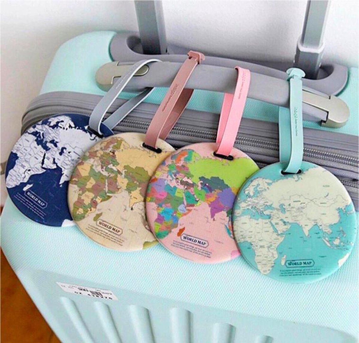 ProductGoods - Koffer Label|Bagage|Vakantie|Reizen|Handig hulpmiddel|Bruin | Bagagelabel