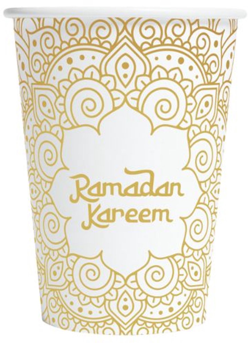 Bekers Ramadan Kareem - 210ml - 8 stuks
