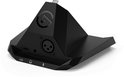 Zwarte Elgato XLR Dock MK.2 met USB-C, hoofdtelefoon- en microfoonaansluitingen, en een XLR-poort.