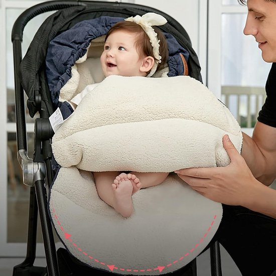 Universele Voetenzak voor Kinderwagen - Comfortabele Slaapzak voor Baby's van 0-36 Maanden van Merkloos — afbeelding 2