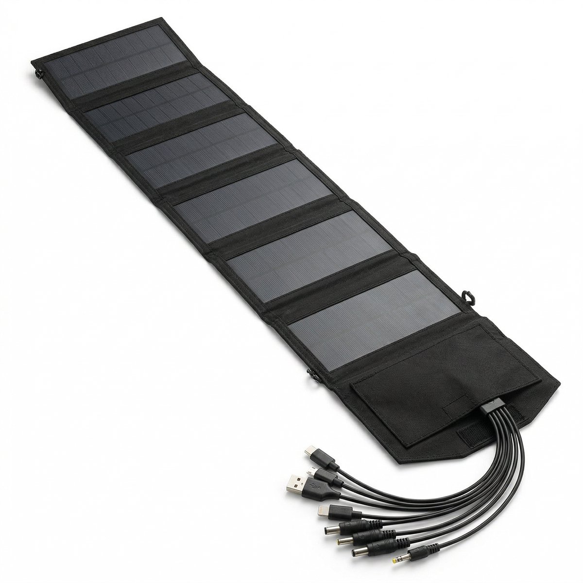 Inheim® 20W Opvouwbaar Zonnepaneel – Draagbare Solar Charger voor Powerbank, Telefoon en Outdoor – Camping & Noodstroom – foto 2