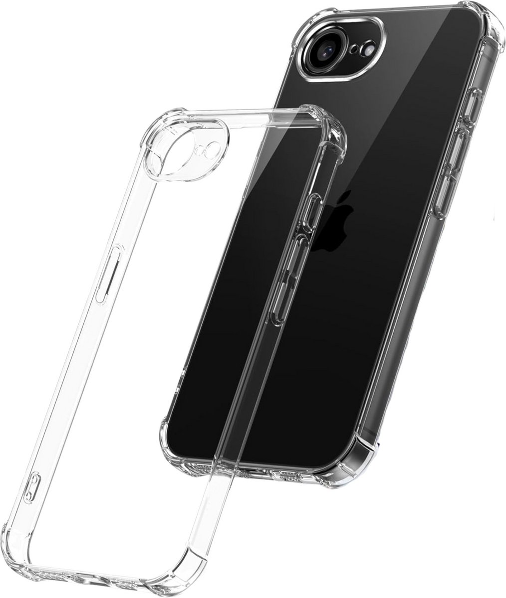 Hoesje geschikt voor iPhone 17e backcover Shockproof siliconen Transparant