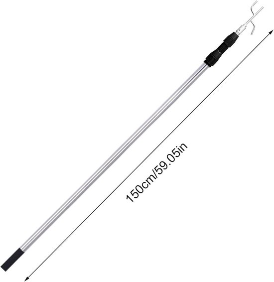 Telescopische Grijphaak voor Vachtwagen Laadruimte - 150 cm Bereik — afbeelding 5