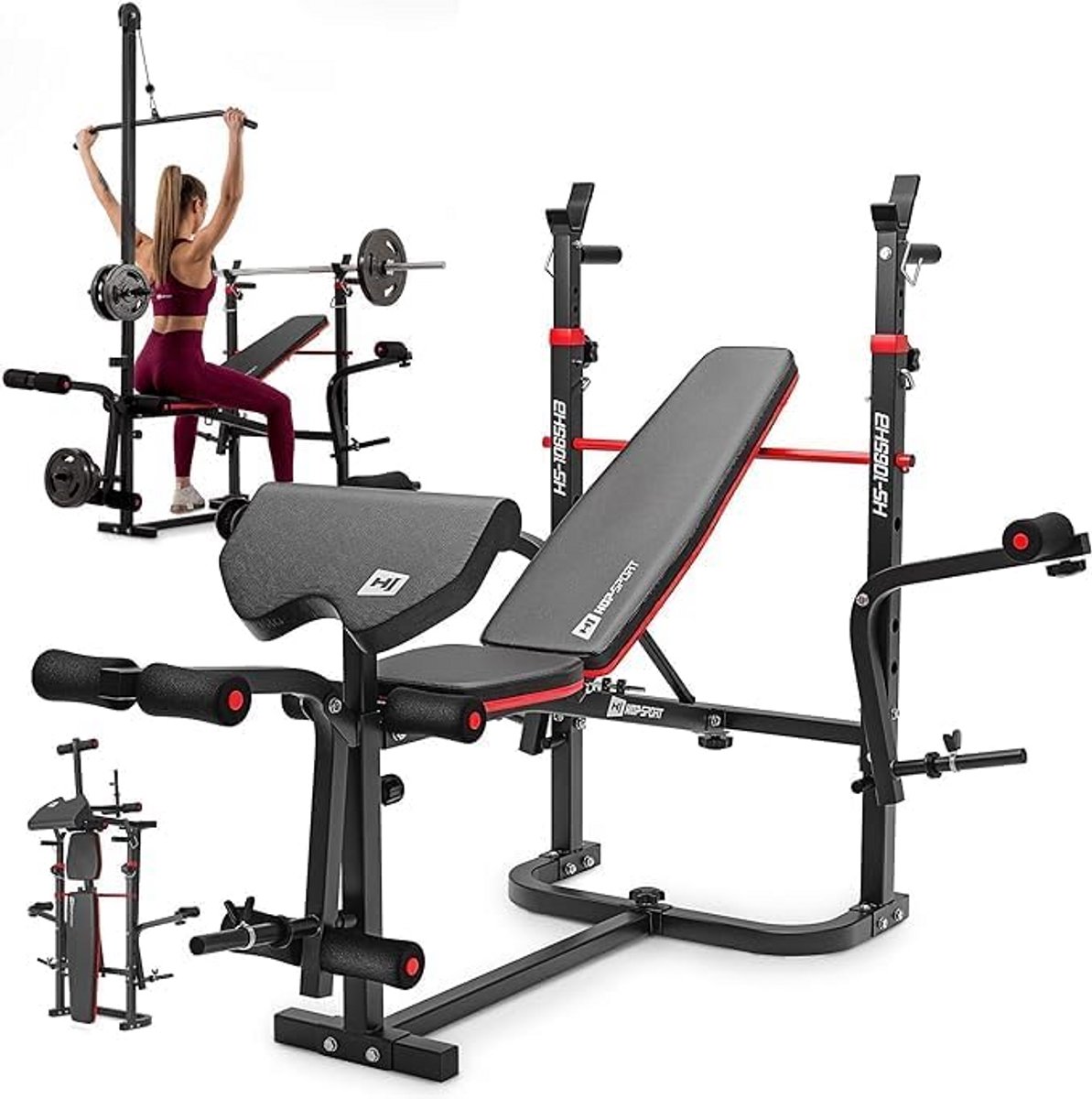 Bankdrukbank - Halterbank Fitness - Fitnessbank - Workout