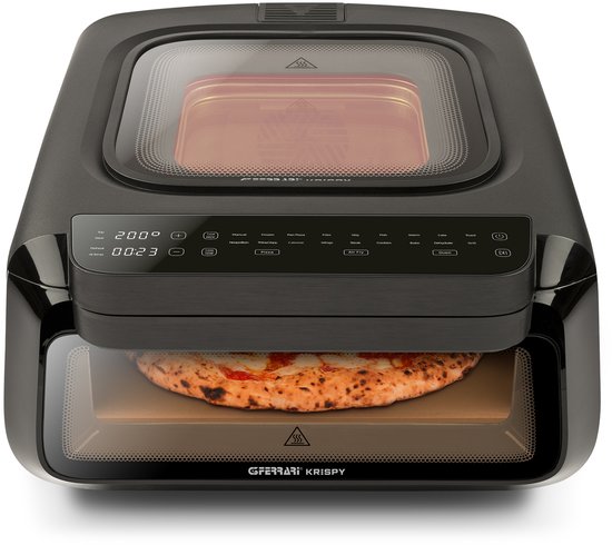 G3 Ferrari Krispy Pizza Oven - Elektrische Pizzaoven - Hoge Temperatuur - Voor Knapperige Pizza’s Thuis — afbeelding 4