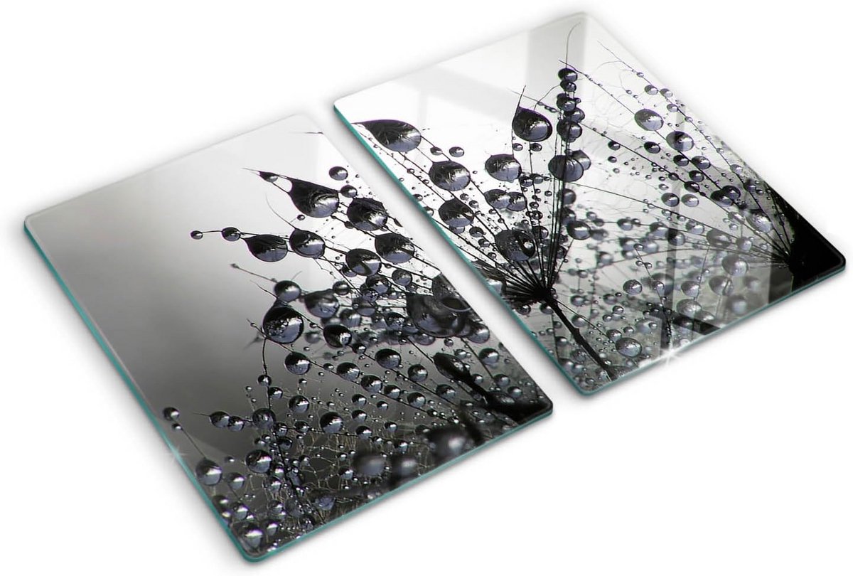 Snijplank van Gehard Glas - Hittebestendig en Antislip - Beschermer voor Fornuis