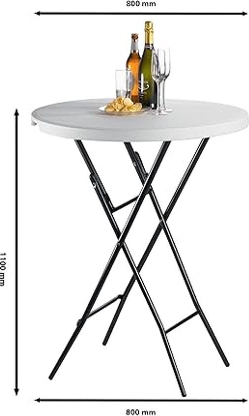 Party! Statafel Wit KD - Stijlvolle en Praktische Tafel voor Elke Gelegenheid van Nordalgo — afbeelding 2