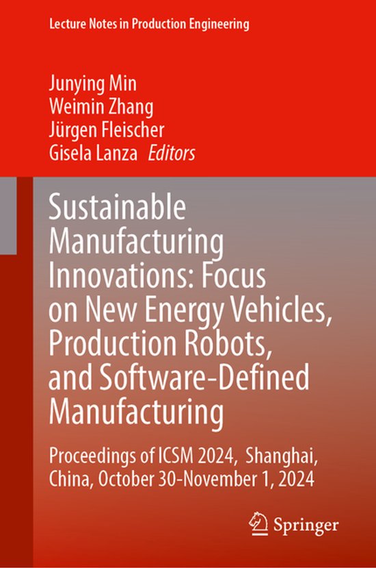 Lecture Notes in Production Engineering- Sustainable Manufac ... - cover