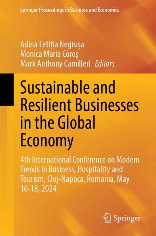 Springer Proceedings in Business and Economics- Sustainable  ... - cover