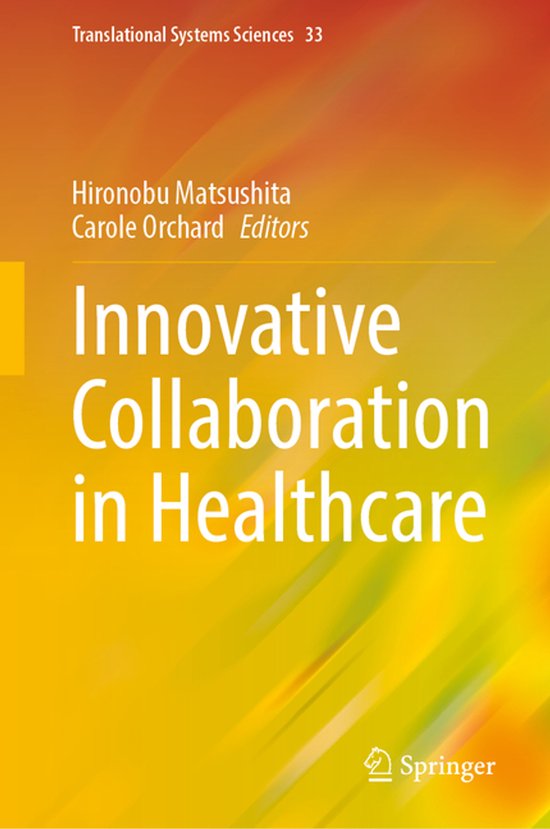Translational Systems Sciences33- Innovative Collaboration i ... - cover