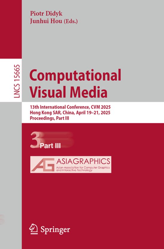 Lecture Notes in Computer Science15665- Computational Visual ... - cover