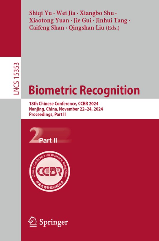 Lecture Notes in Computer Science15353- Biometric Recognitio ... - cover