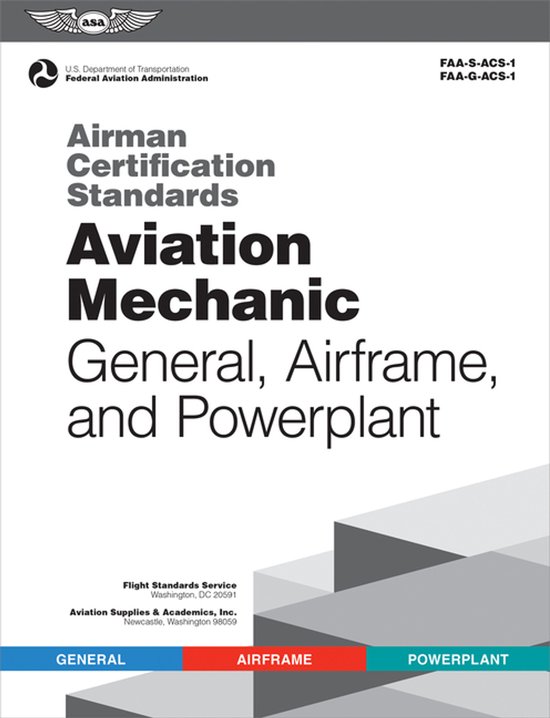 Asa Acs- Airman Certification Standards: Aviation Mechanic G ... - cover