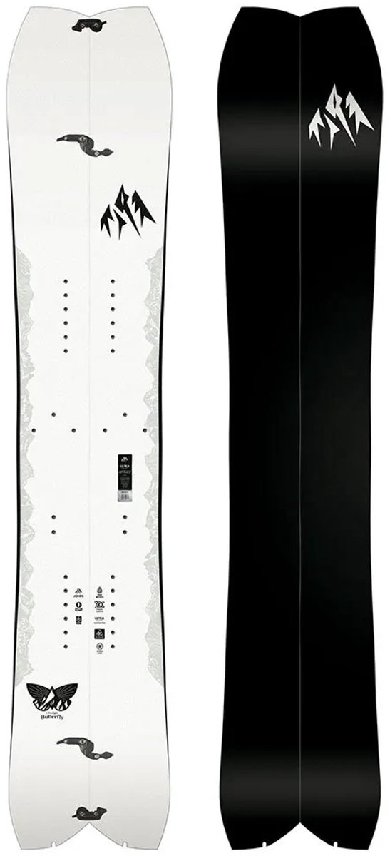 Jones Ultralight Butterfly Splitboard Zwart 154