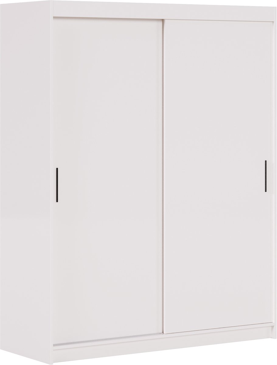 Kledingkast Iga 100 cm inclusief 2 schuifdeuren Hangende deurkast (wit)