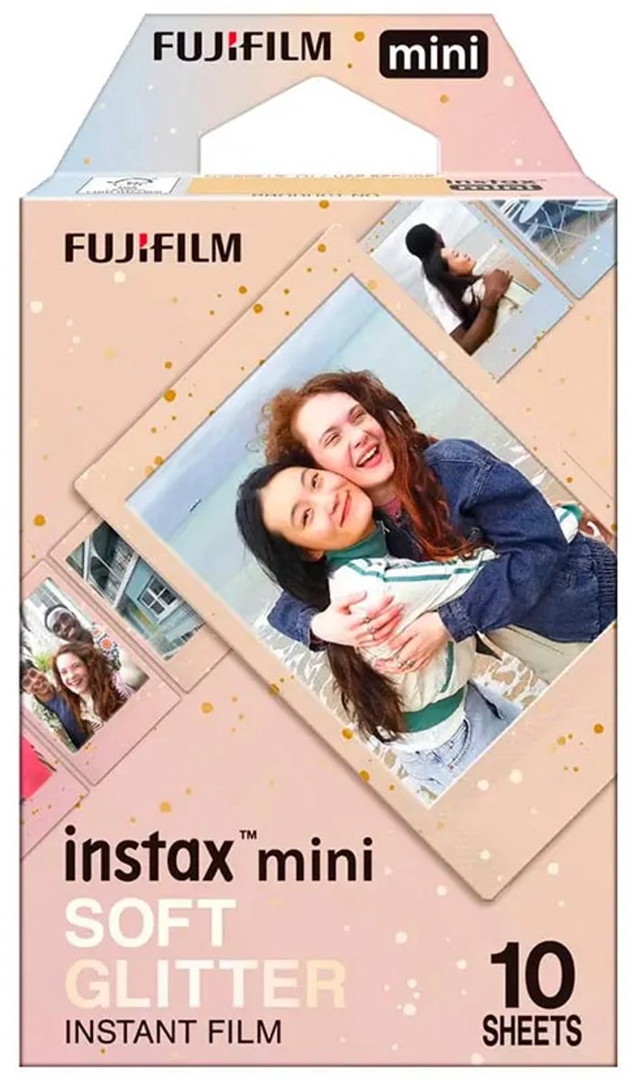 Fujifilm Instant Film Mini Soft Glitter Fotopapier Transparant