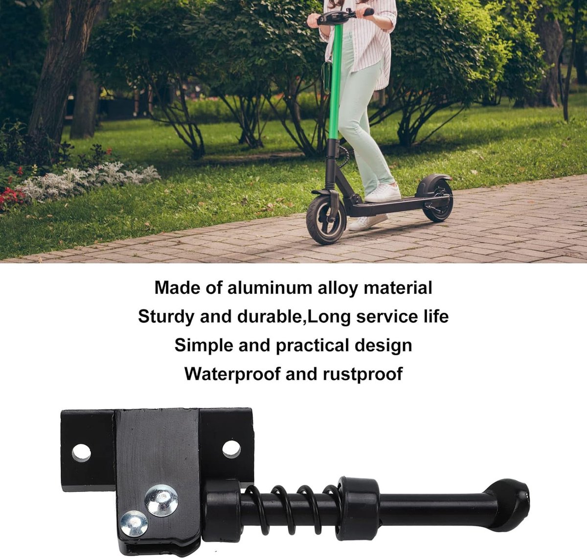 Electric Scooter Stand – Electric Scootering Stand – Aluminium – Scooter Onderdelen – 10 Inch – Zwart Electric Scooter Stand – Electric Scootering Stand – Aluminium – Scooter Onderdelen – 10 Inch – Zwart