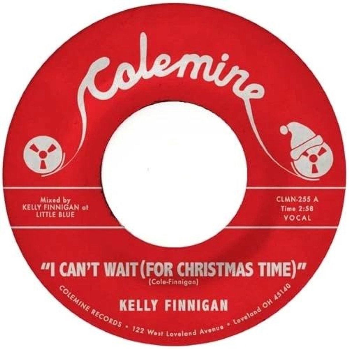 Kelly Finnigan - I Can't Wait (For Christmas Time) (7" Single) (Coloured Vinyl)