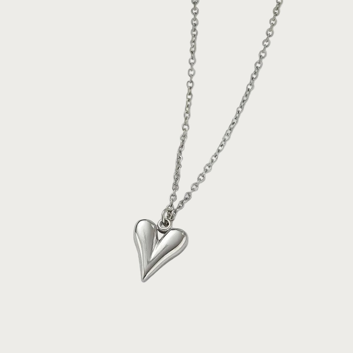 Silver Love - Ketting - Stainless Steel