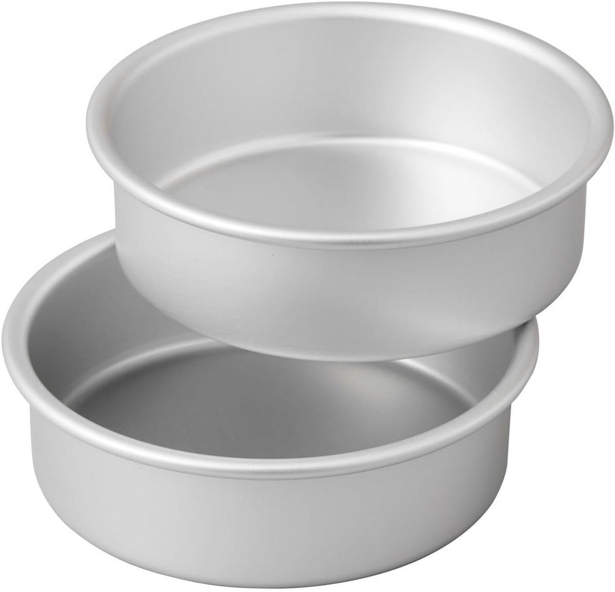 Set van 2 Ronde Taartpannen - 15.2 cm - Aluminium - Hoge Zijkanten
