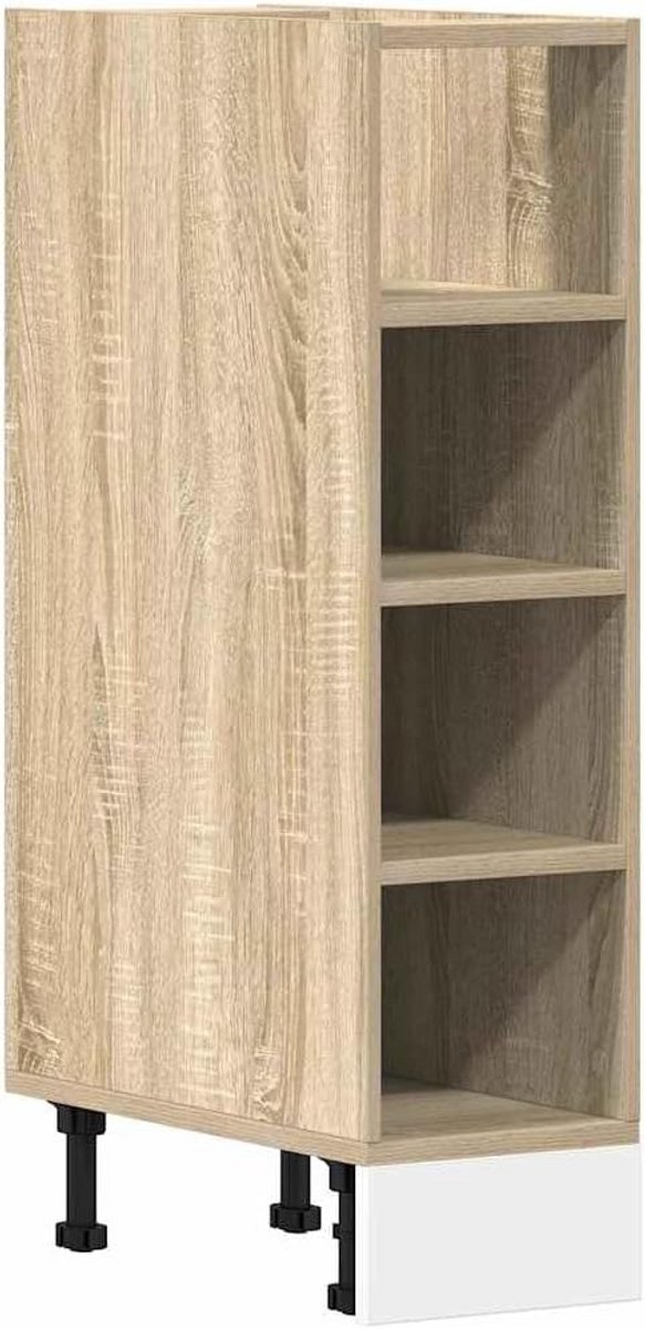 Keukenkast Basismodule 20x44.5x81.5 cm Sonoma Eiken - Vrijstaande Keukenopbergkast