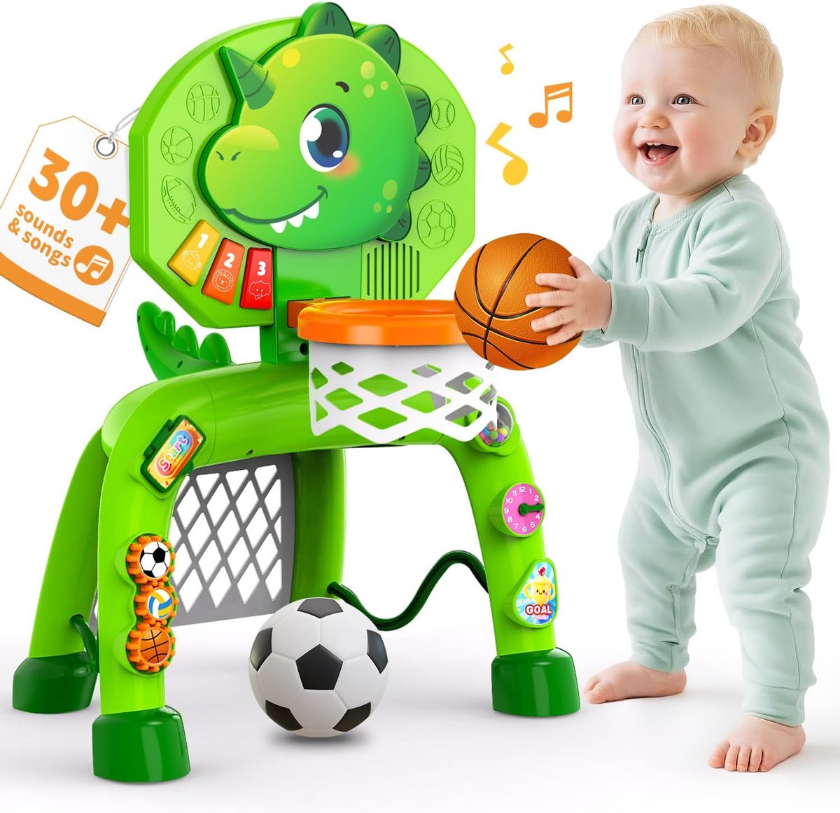 Basketbalring voor Peuters met Licht en Geluid