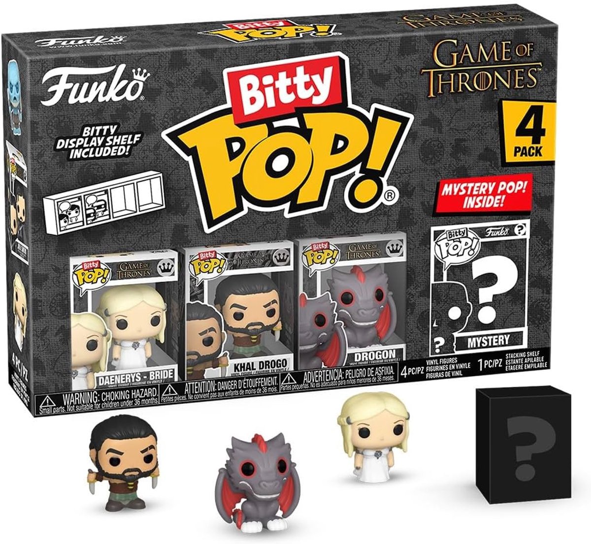 FUNKO BITTY POP: GAME OF THRONES - KHALEESI 4PK.