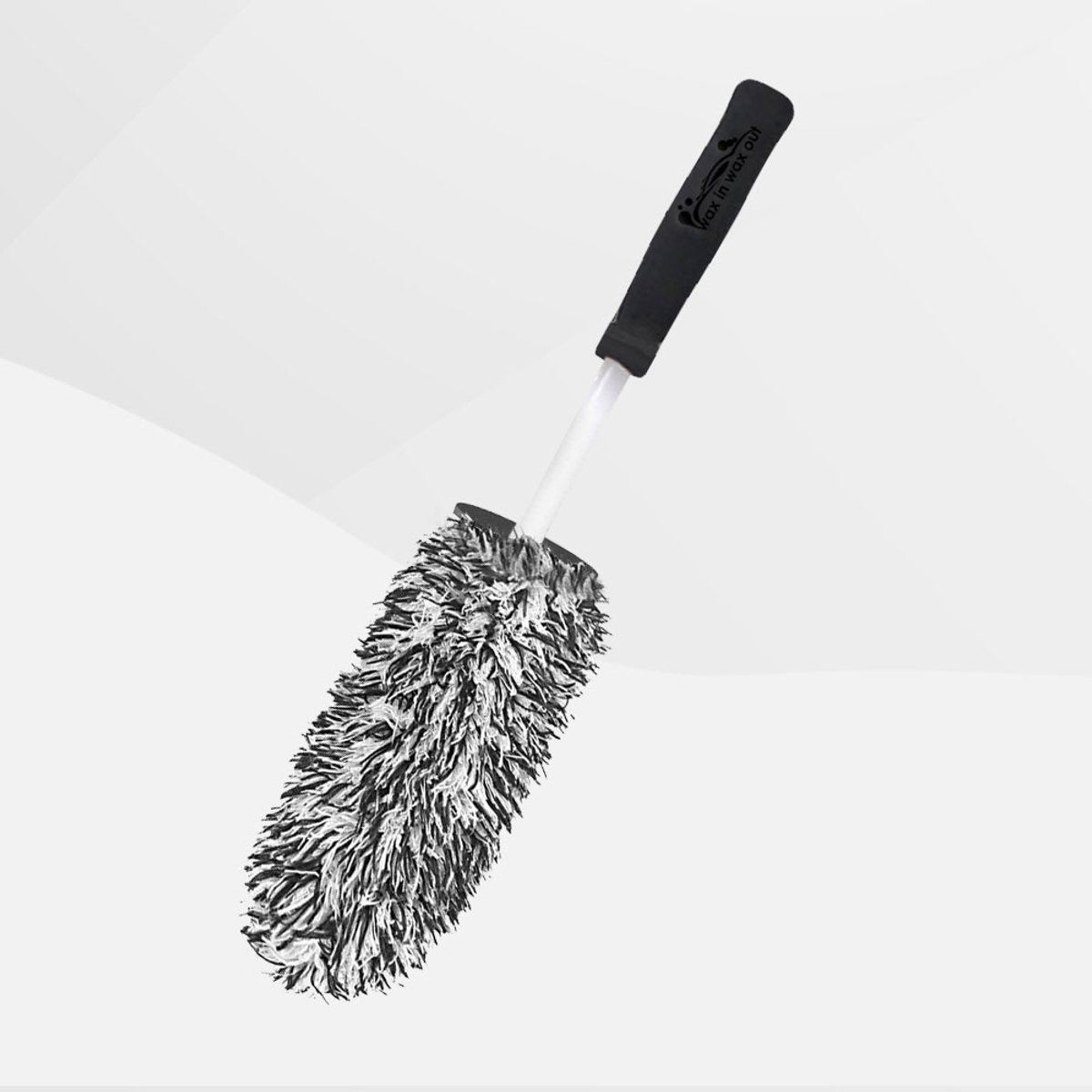 Waxin Waxout - Microvezel Velgenborstel - White & Gray Edition