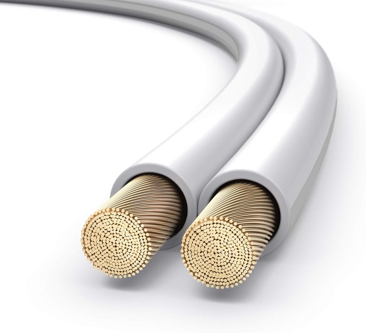 Luidsprekerkabel 20m Hoge Kwaliteit OFC Zuiver Koper 4,00 mm² voor Subwoofer en Hi-Fi