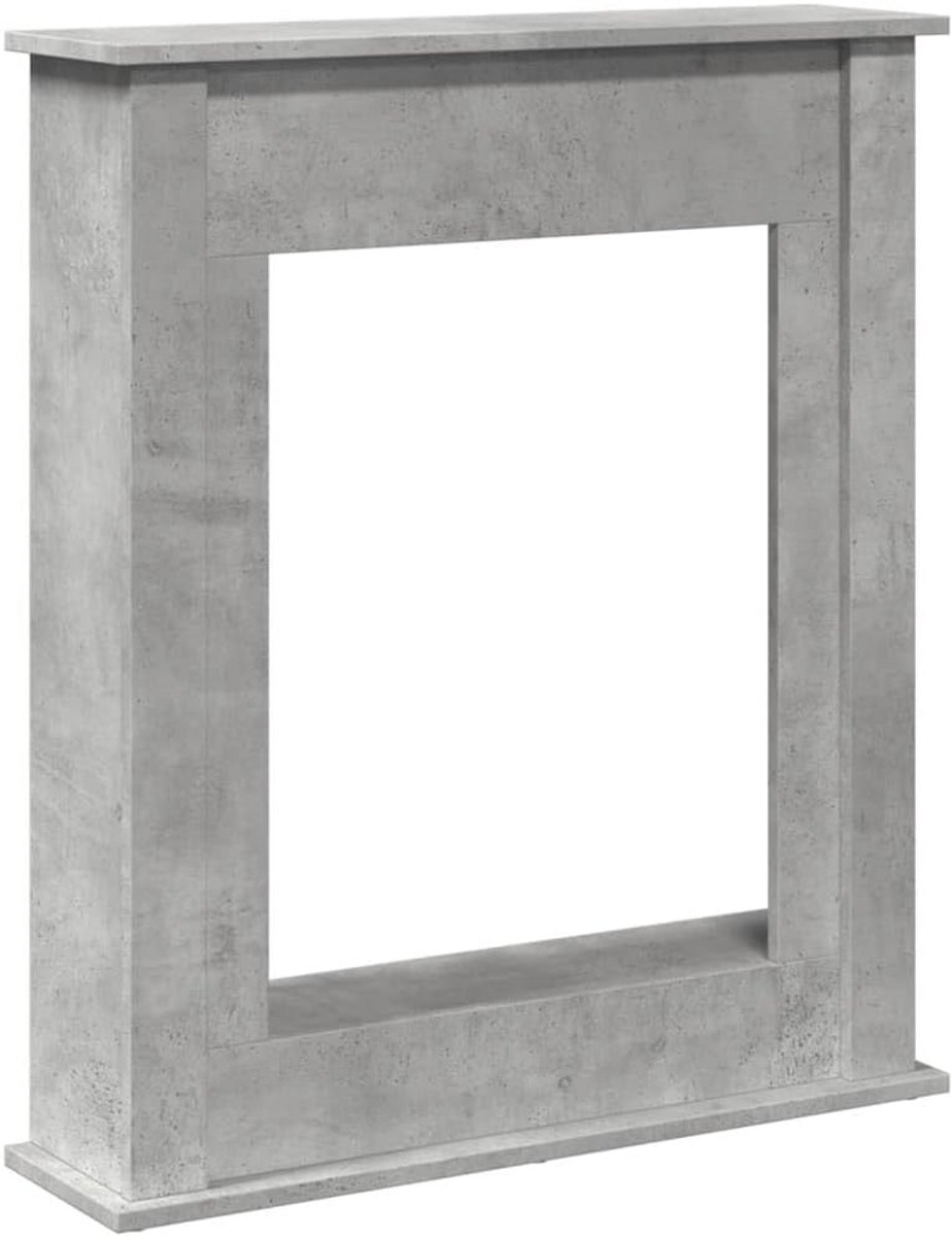 Decoratieve Open Haard Schoorsteenmantel Beton Grijs