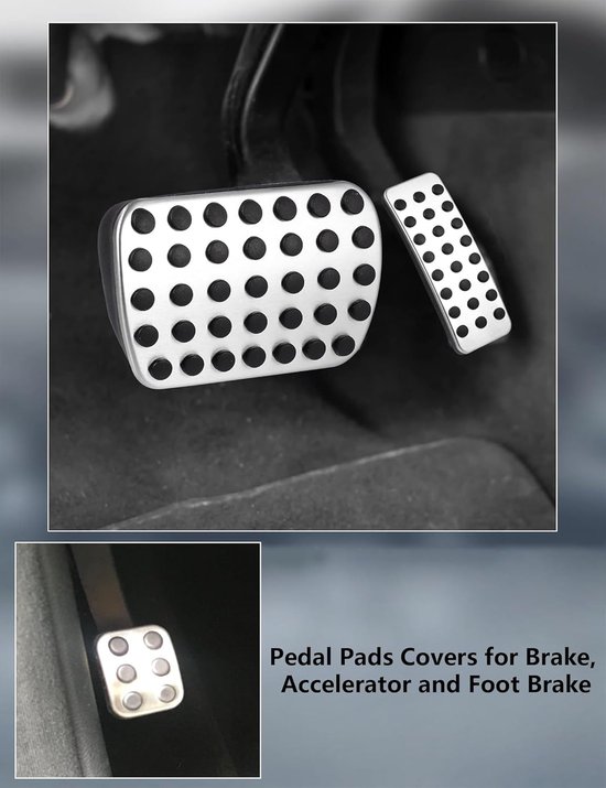 Sportpedalen - Automatische Pedaal Covers - Verbeterde Grip - Antislip Oppervlak - 13.5 x 8 x 9 cm — afbeelding 4