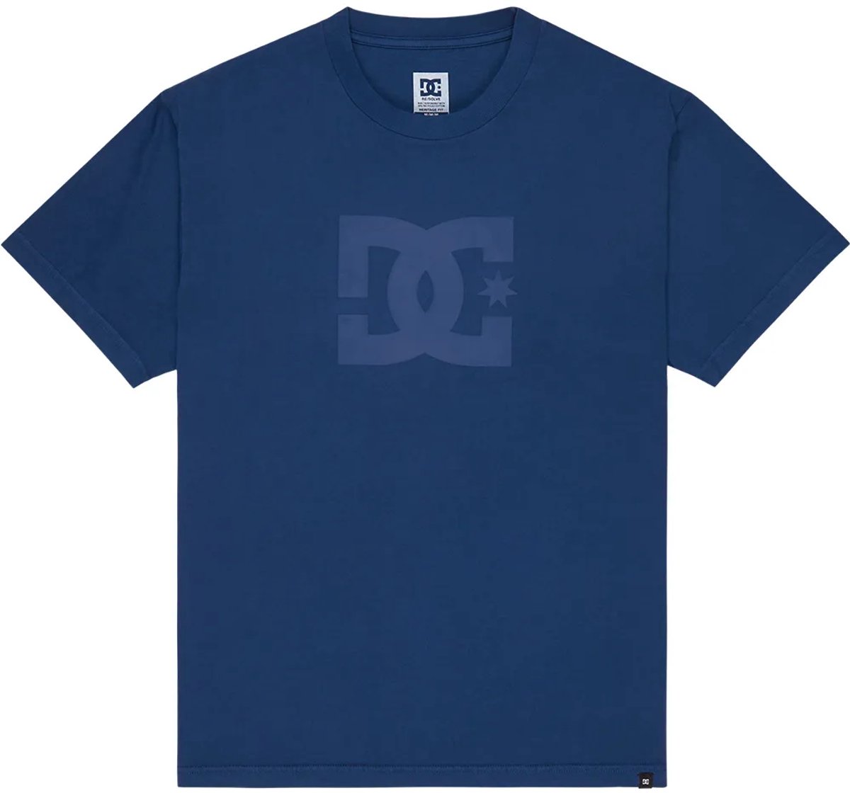 Dc Shoes Star Pigment T-shirt Met Korte Mouwen M Man Blauw
