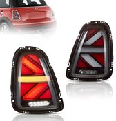 Scheinwerferrahmen schwarz glänzend für MINI ONE COOPER R55 R56 R57 R58 R59