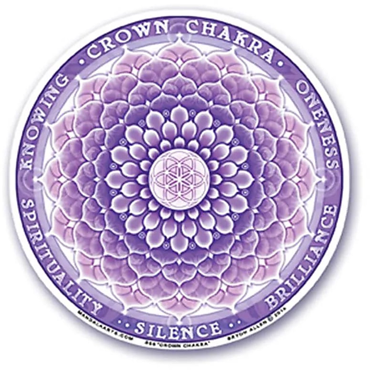Raamsticker 7e chakra