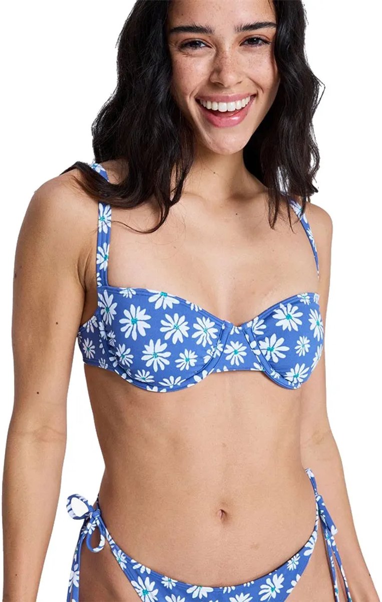 Roxy Essentials Pt Underwire Bralette Bikinitop S D Vrouw Blauw