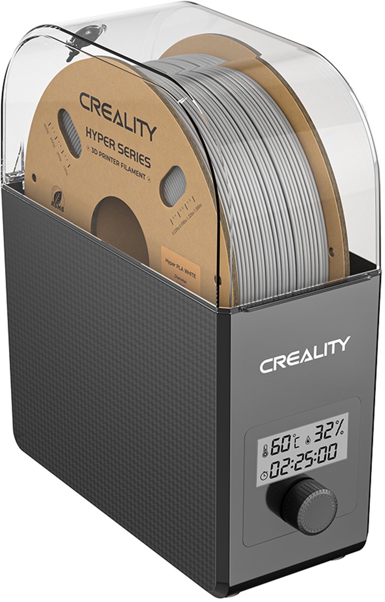 Filament Droogkast 2.0 – 360° Warme Lucht – 45–65 °C Instelbaar – 1,75/2,85mm Filament – PLA/ABS/PETG Printverbetering