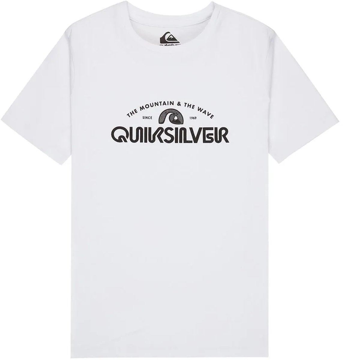 Quiksilver Ev Corpo Classic T-shirt Met Korte Mouwen 10 Years Jongen Wit