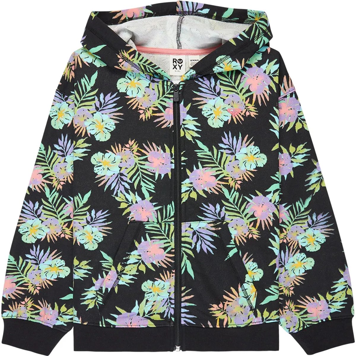 Roxy Twenty Five Miles Hoodie 16 Years Meisje Antraciet