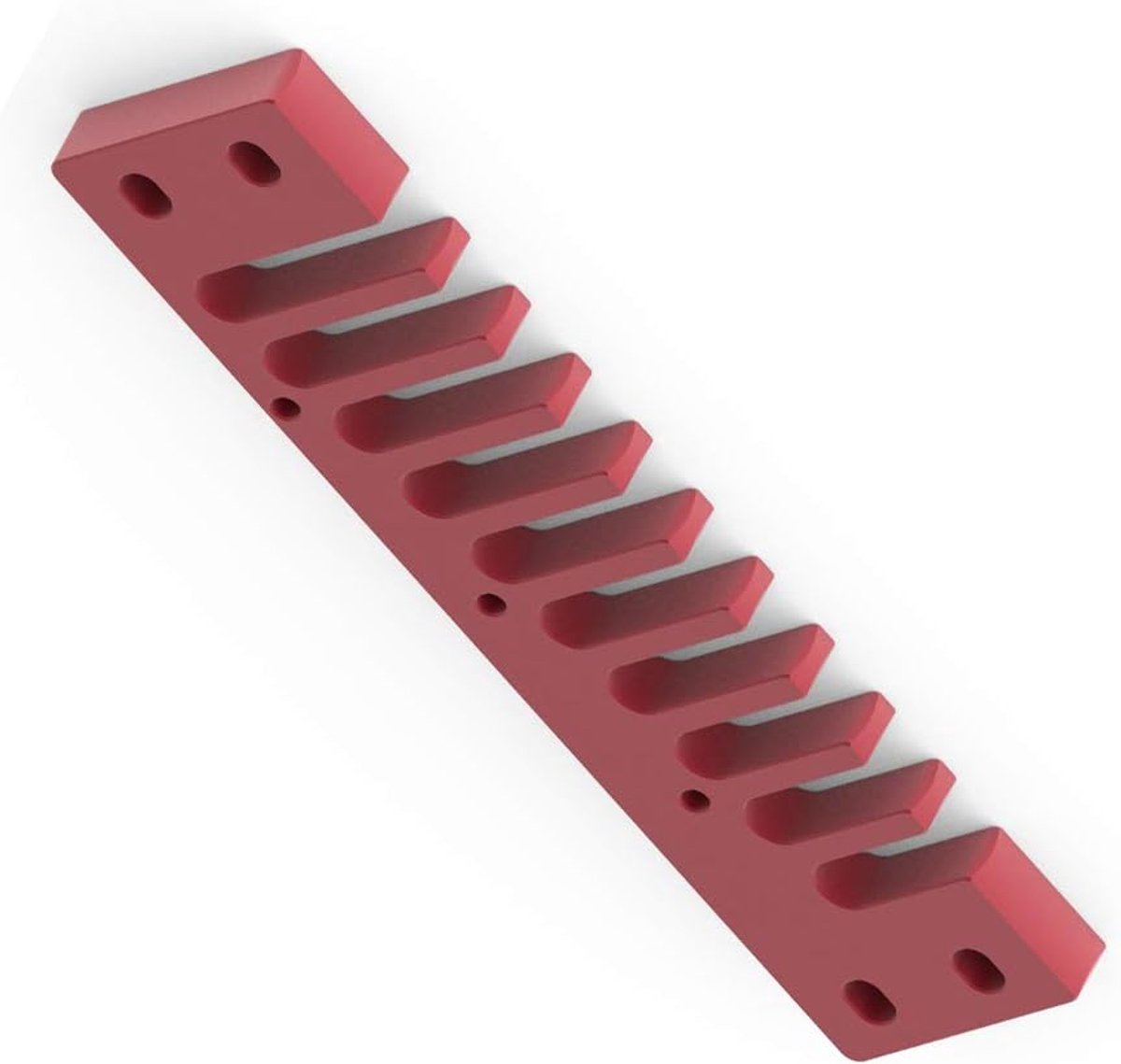 Harmonica Kam - Mondharmonica Onderdeel - Muziek Maken - Aluminium Constructie - 10x2.5cm - Rood