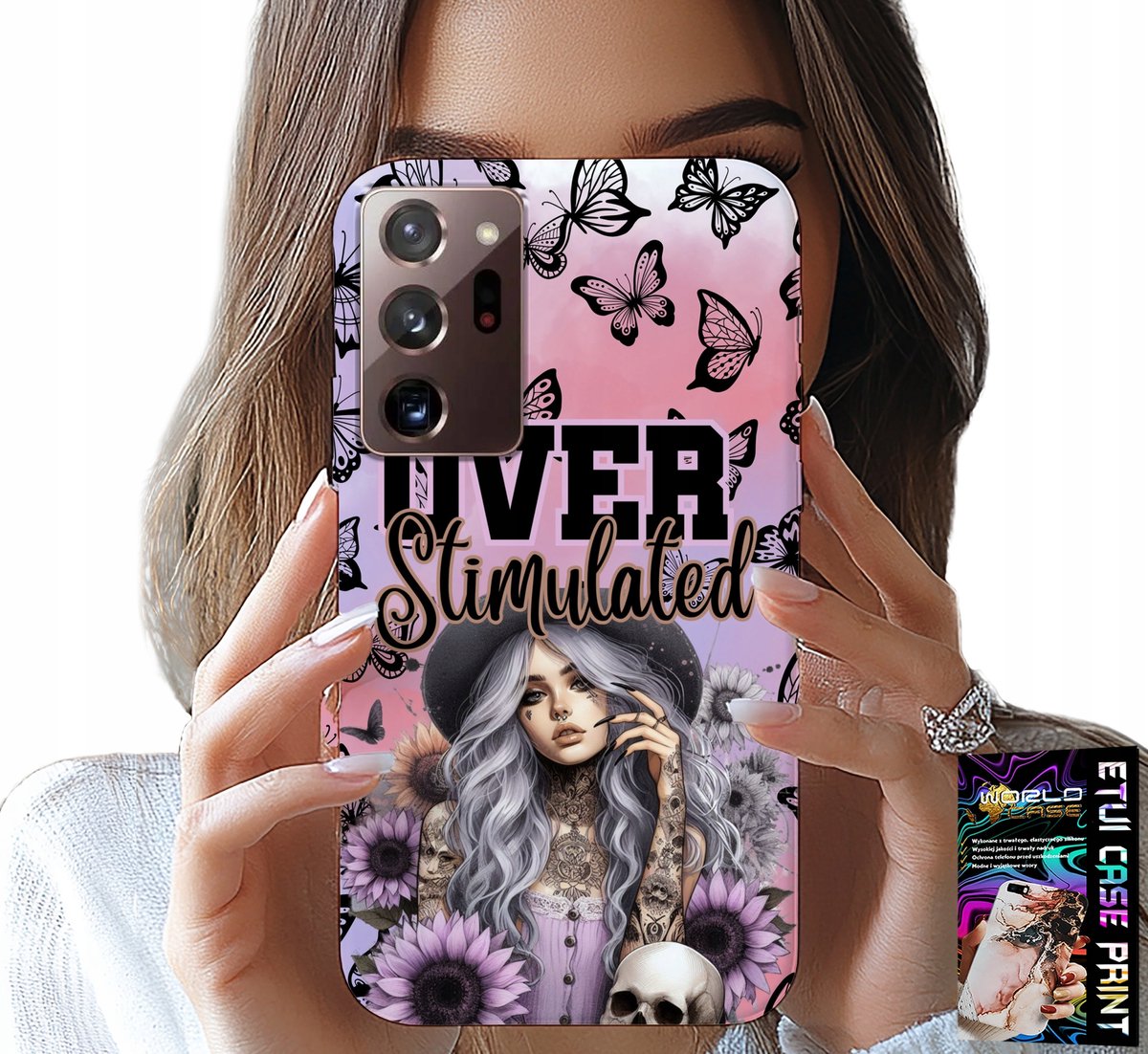 HOESJE VOOR SAMSUNG NOTE 20 ULTRA - OVERSTIMULATED, TEENAGE PATTERNS, HOESJE