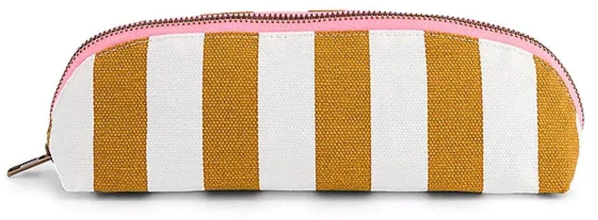 Rose in April Etui Pennenzak Gaston Ecru Caramel Strepen