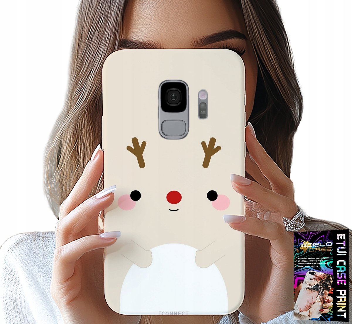 HOESJE VOOR SAMSUNG GALAXY S9 - RENDIER, RENDIER, KERSTPATROON