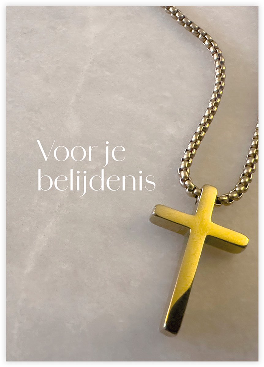 10 stuks voordeelkaart 'Voor je belijdenis - ketting' - Majestically