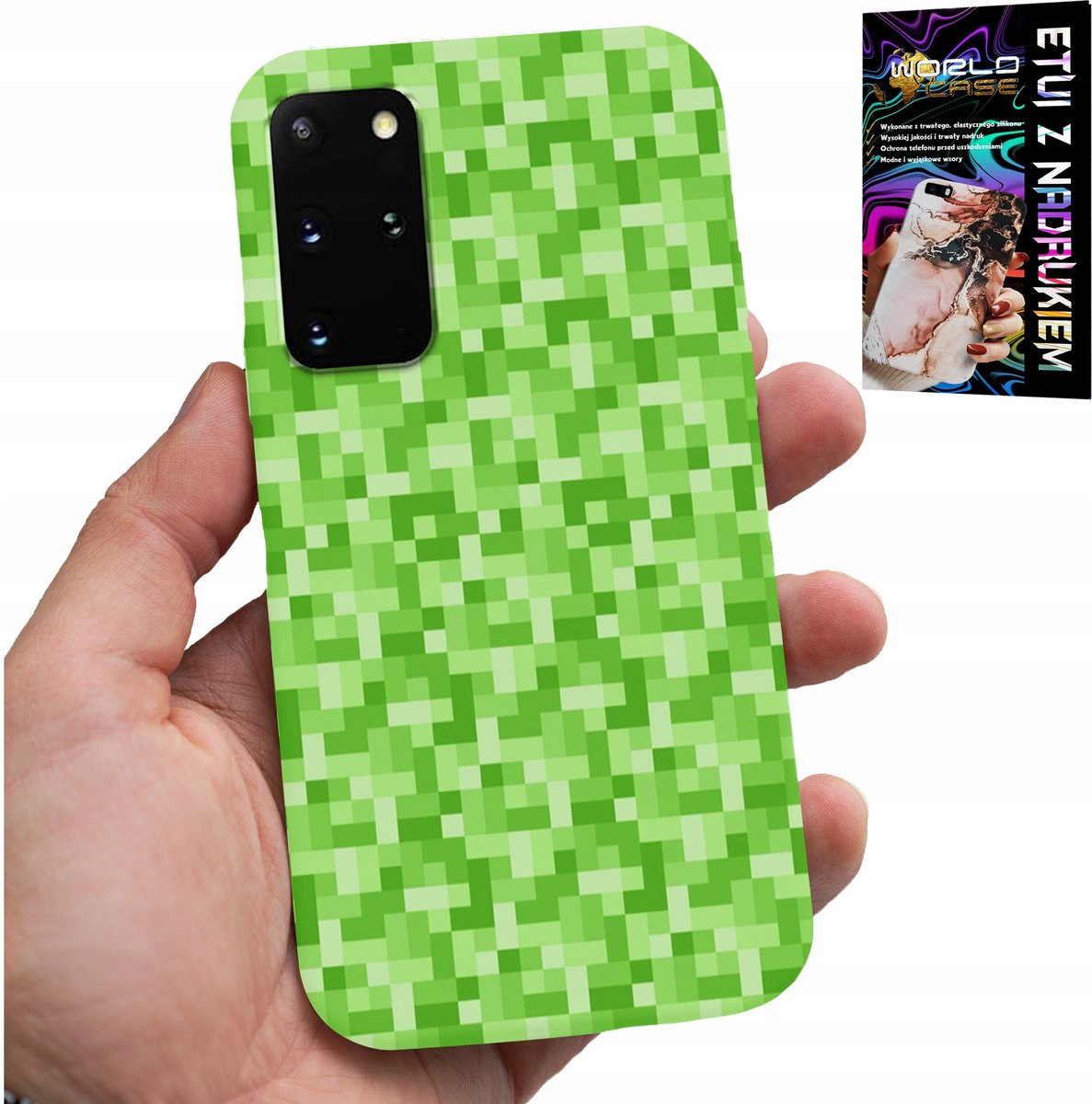 HOESJE VOOR SAMSUNG GALAXY S20 PLUS - SPELPATRONEN UIT DE GAME PIXEL PIXELS ACHTERKANT