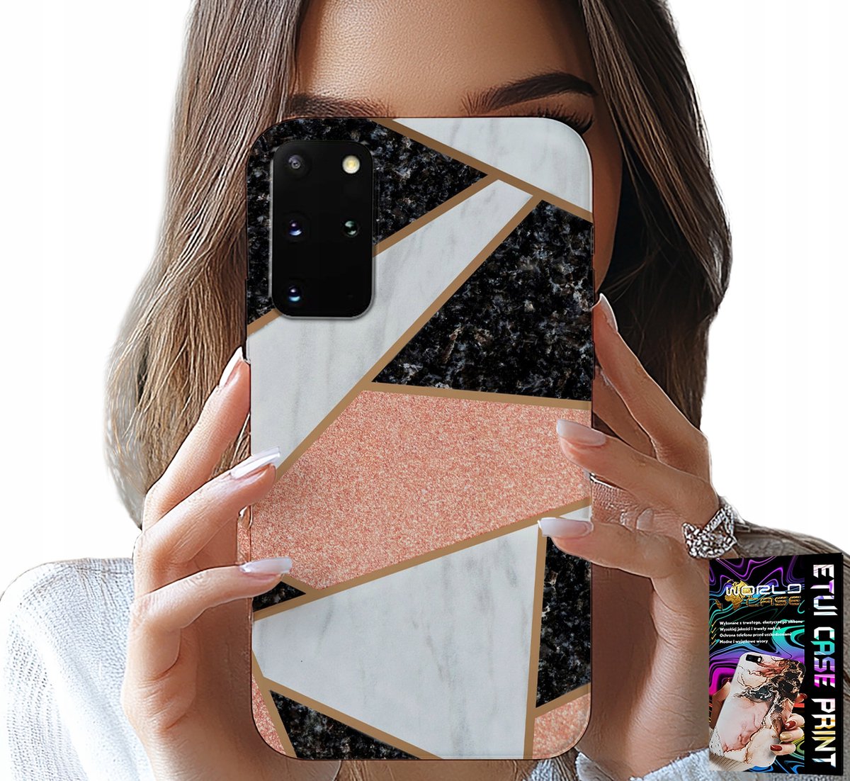 HOESJE VOOR SAMSUNG GALAXY S20 PLUS - ELEGANT EN MODIEUS PATROON + FILM