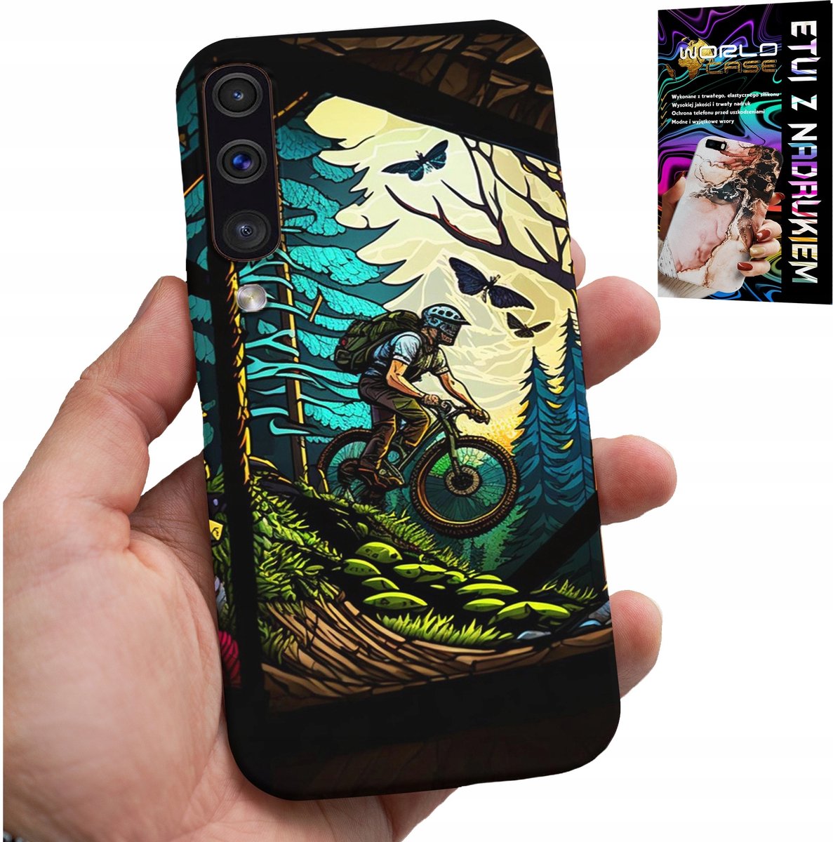 HOES VOOR SAMSUNG A50 / A30S - EXTREME FIETSTOCHTEN IN HET BOS