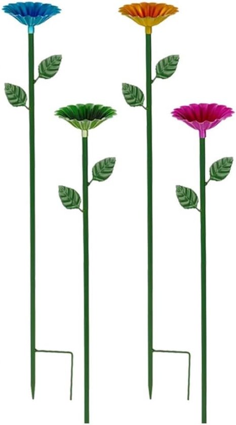 4 stuks - bijen drinkcups - bijen drinkschaal - bijen drink - bijen drink bakjes - bijen drinkbeker - bijen drink cups - drinkschaal vogels buiten - bijen en insecten - insectendrinkbak -Rood- Groen- Blauw- Geel