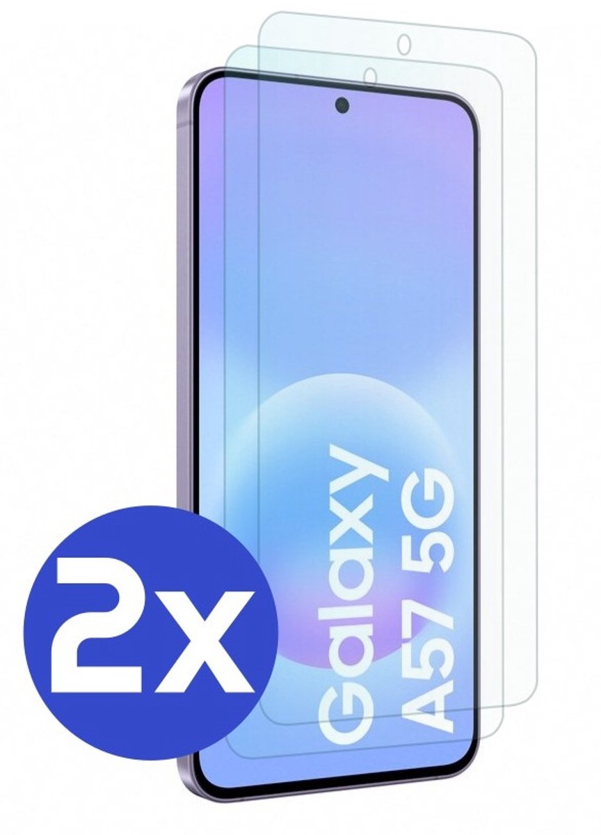 Premium Screenprotector Geschikt Voor Samsung A57 - Gehard Glas - 2 Stuks
